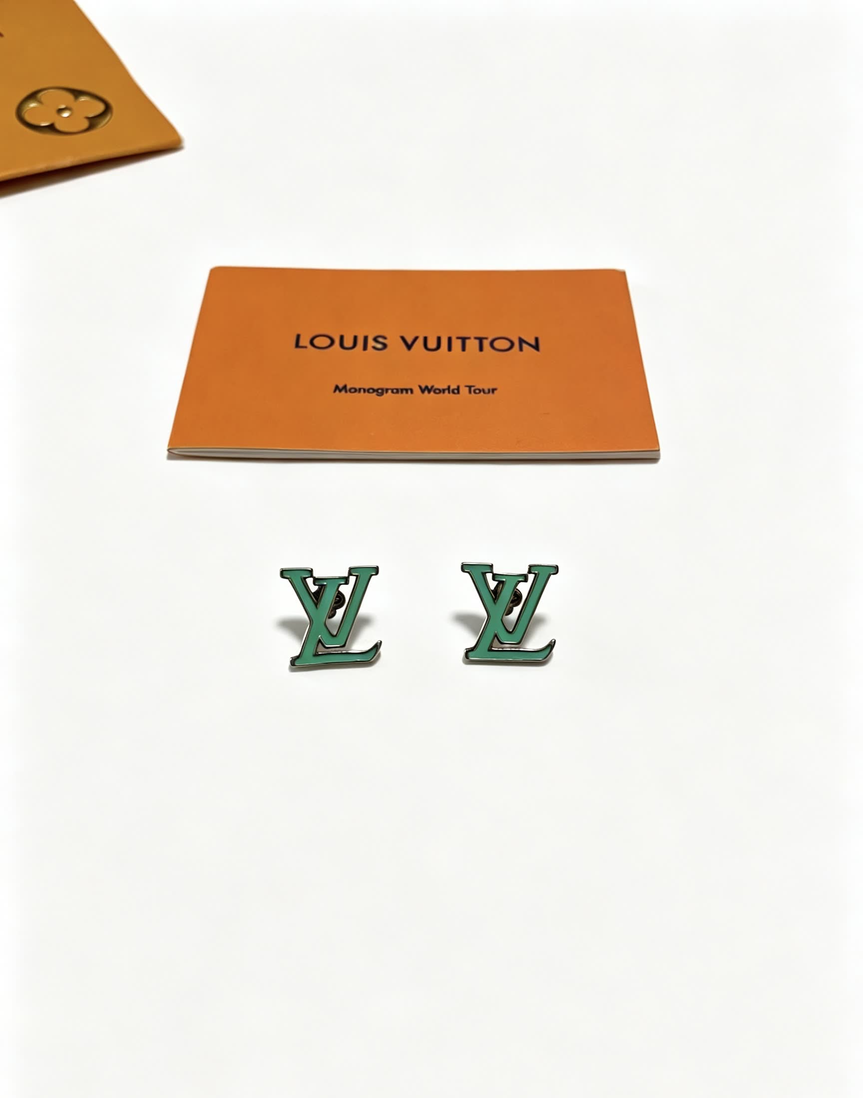 Louis Vuitton Monogram World Tour Earrings